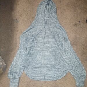 SO Textured Knit Sweater in Gray